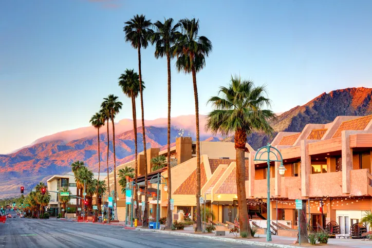 Palm Springs is a desert resort city in Riverside County