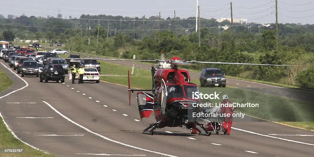 Medevac loading patient